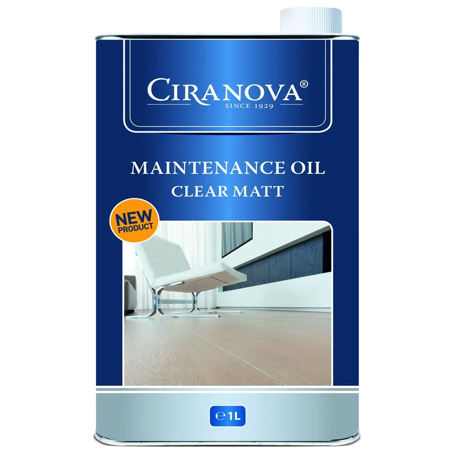 Ciranova Onderhoudsolie kleurloos, extra mat, 1 l