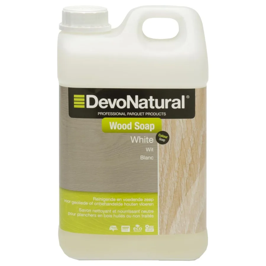 DevoNatural Wood Soap White (houtzeep wit), 2 l
