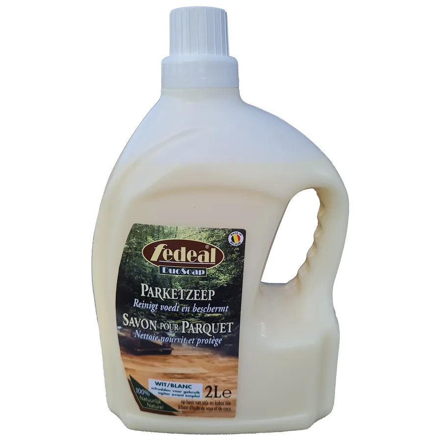 Fedeal DuoSoap parketzeep wit, 2 l