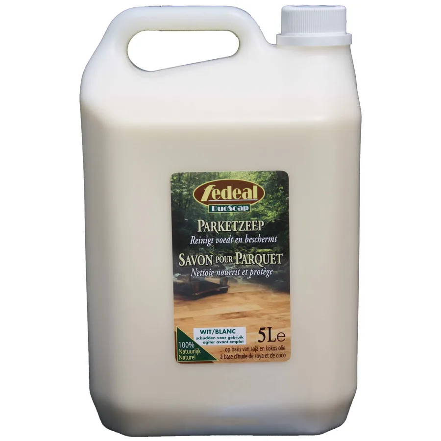Fedeal DuoSoap parketzeep wit, 5 l