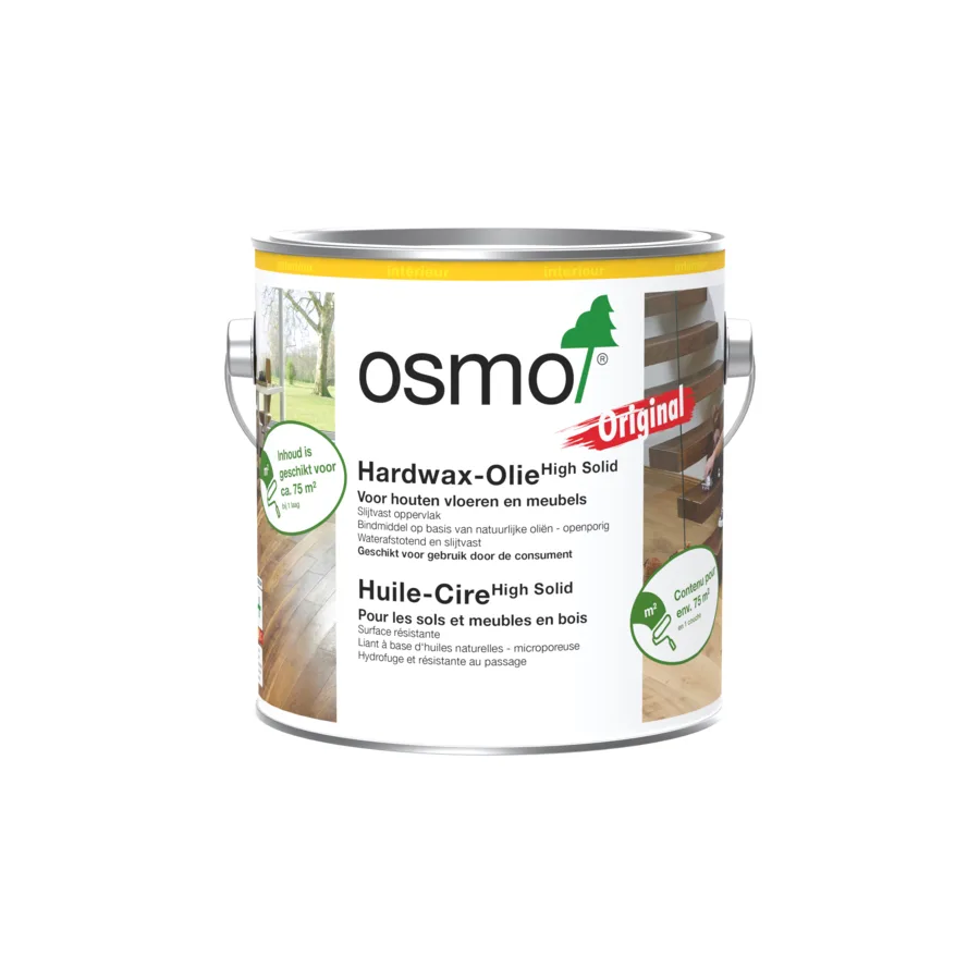 Osmo Hardwax-Olie Original 3062, kleurloos mat, 0,75 l
