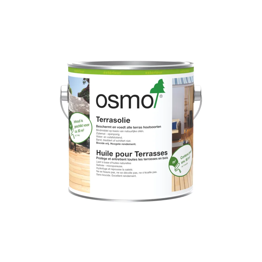 Osmo Terrasolie 010 Thermohout olie naturel, 0,75 l