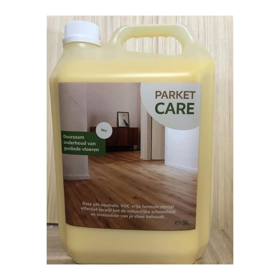 Parketcare universele parketzeep wit, 5 l